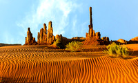 20100531-Monument Valley-4863B Layered with cloudsC