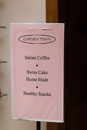 Cafe Jew Town Sign, Cochin