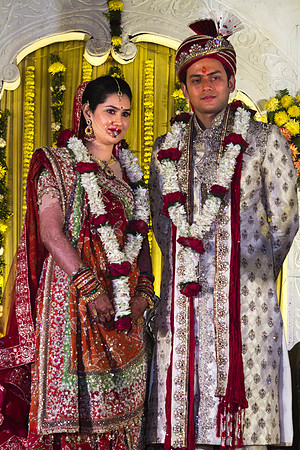 Bride and Groom After the Ceremony, Varanasi